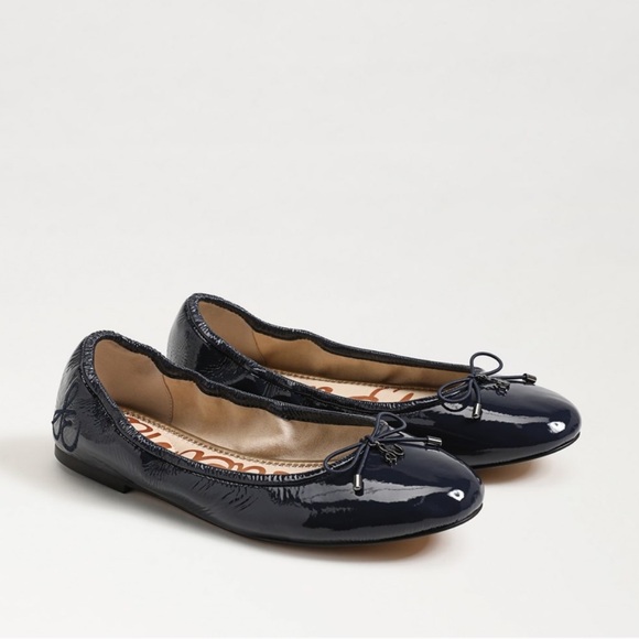 Sam Edelman Navy Ballet Flats - Picture 2 of 10